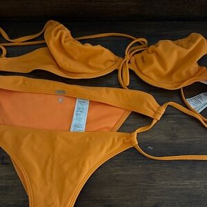 Hollister Bright Orange Bikini Set